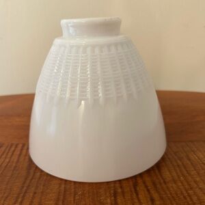Vintage Milk Glass Bell Shade Globe Diffuser